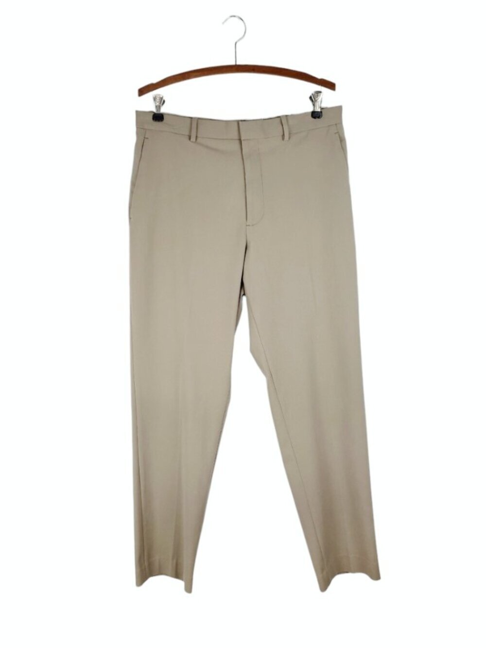 Theory Mayer Neoteric Twill Pants Slim Straight Khaki Mens 34x31
